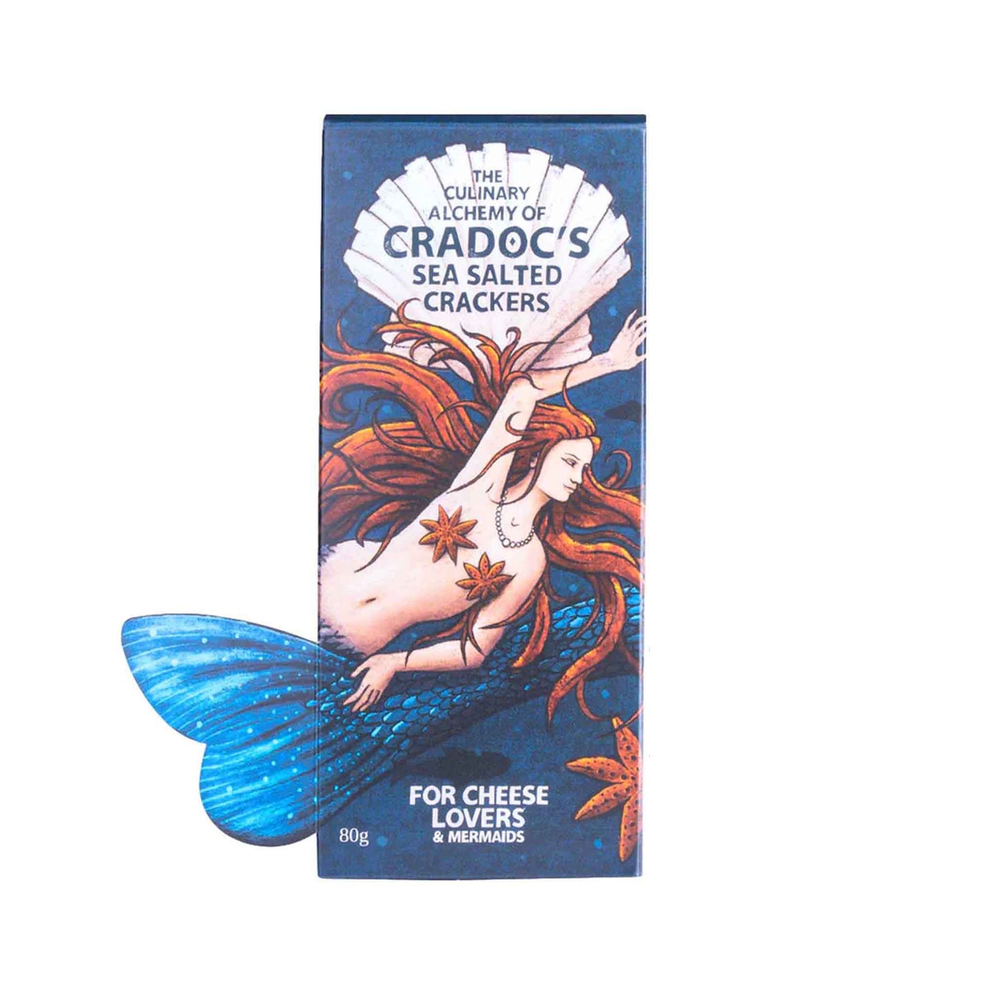 CRADOCS SEA SALTED CRACKERS 80g