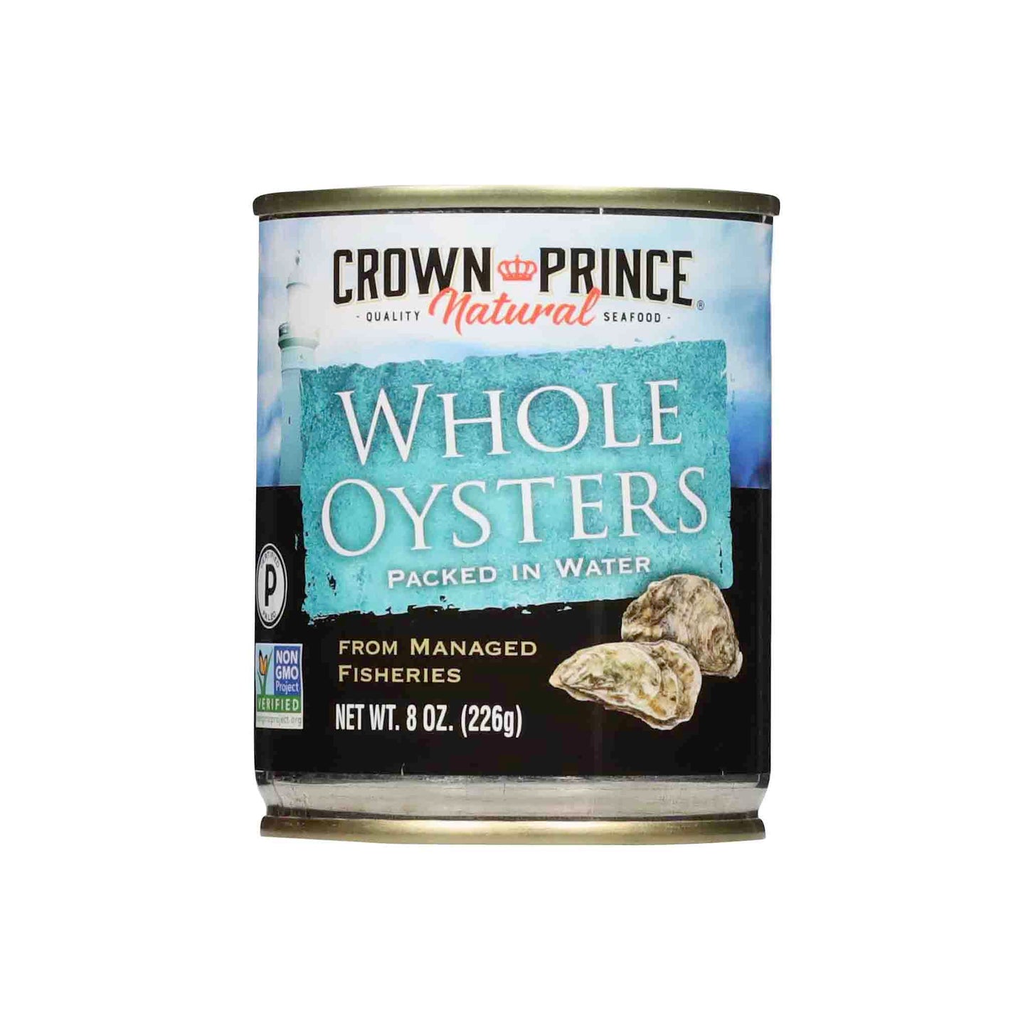 CROWN PRINCE WHOLE OYSTERS 8oz