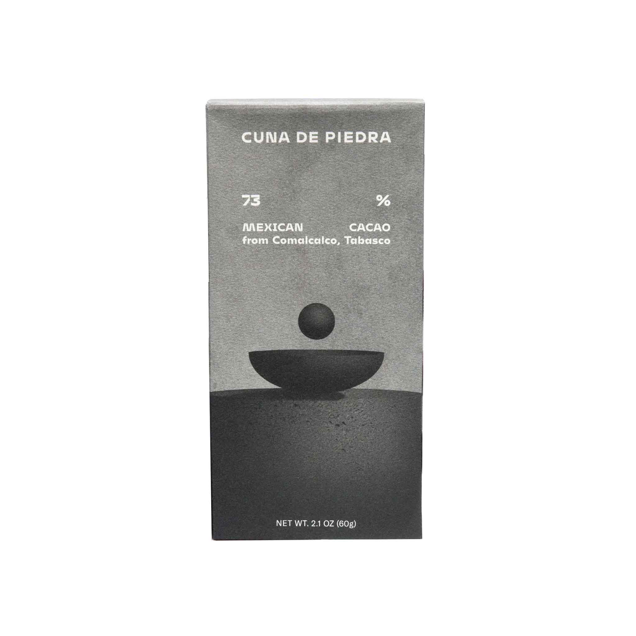 CUNA DE PIEDRA MEXICAN CACAO 73% DARK CHOCOLATE 2.1oz