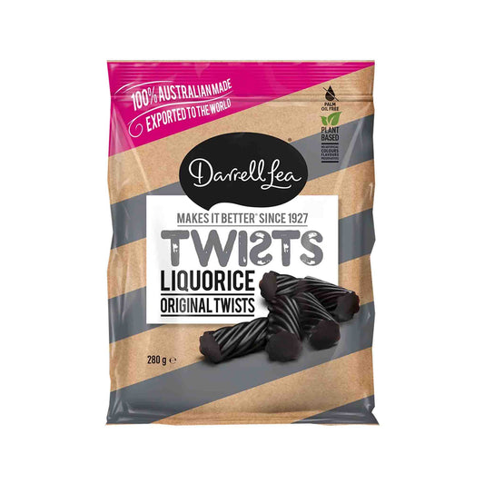 DARRELL LEA BLACK LICORICE TWISTS 4oz