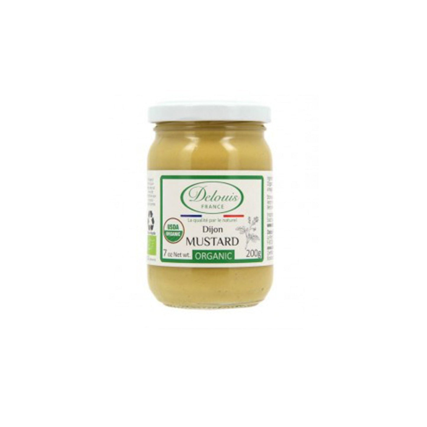 DELOUIS ORGANIC DIJON MUSTARD 200g