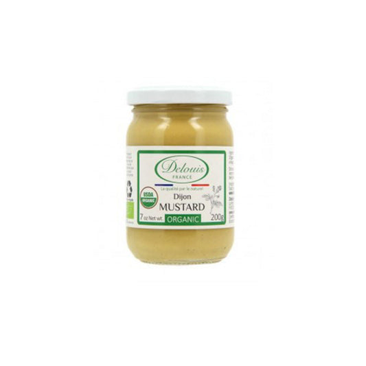 DELOUIS ORGANIC DIJON MUSTARD 200g