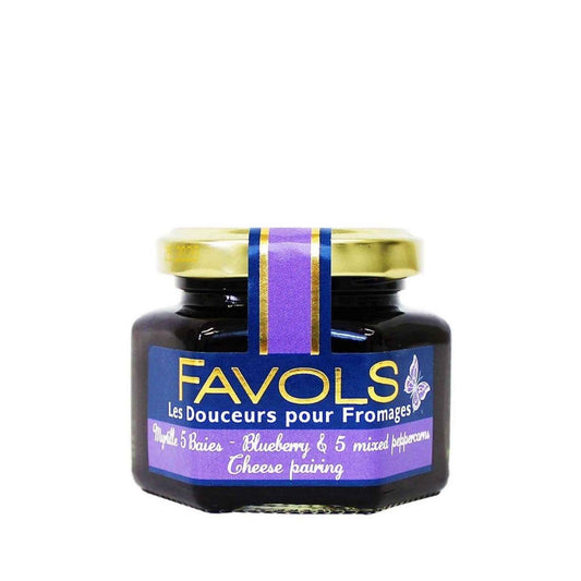 FAVOLS BLUEBERRY & PEPPERCORN JAM 110g