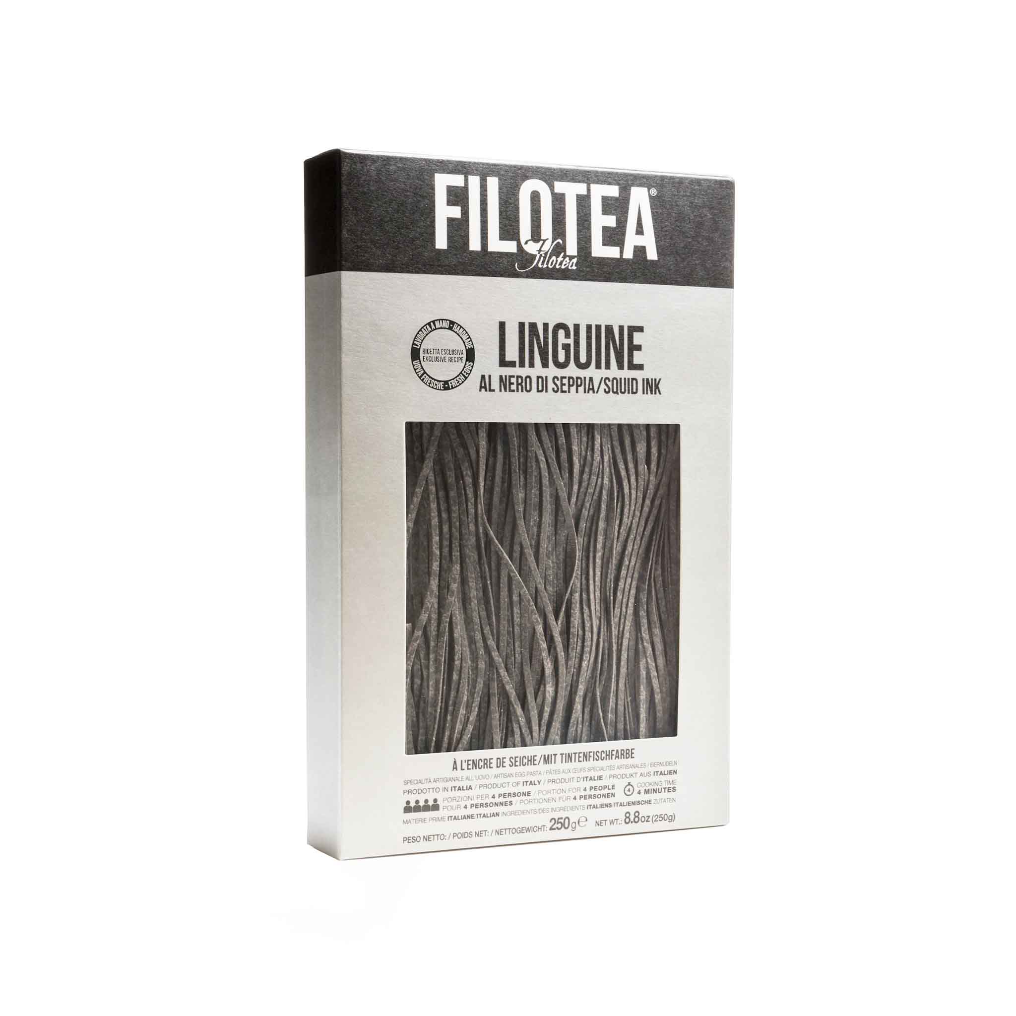 FILOTEA SQUID INK LINGUINE 250g