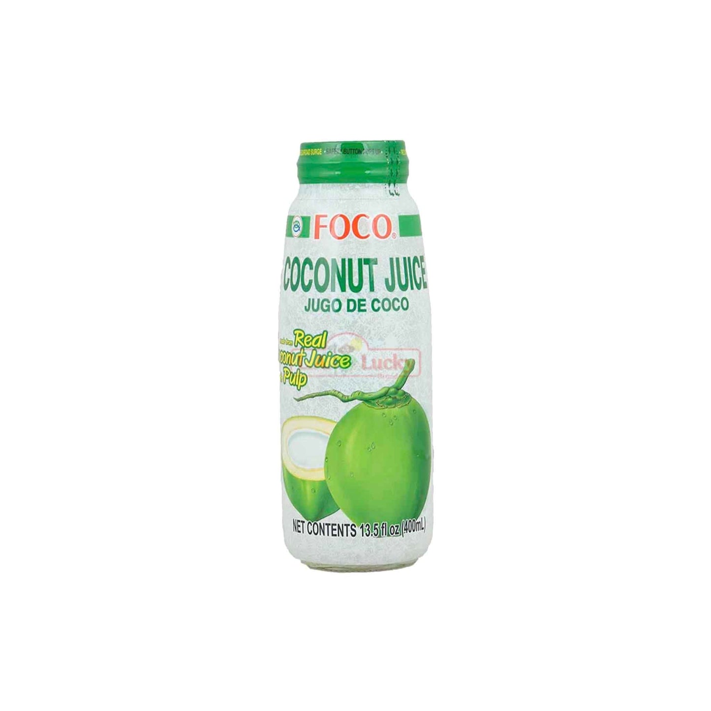 FOCO COCONUT JUICE W/PULP 400ml