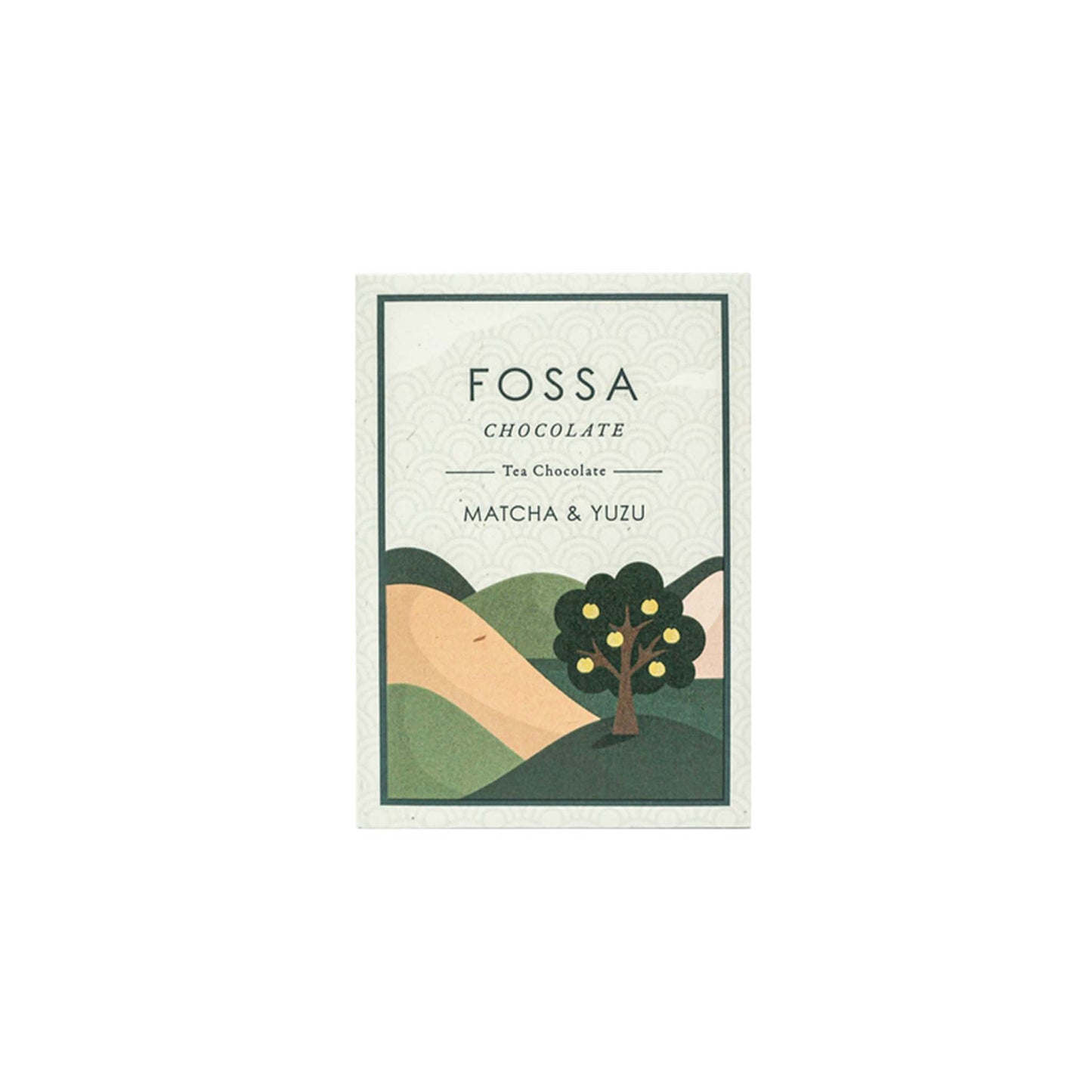 FOSSA MATCHA & YUZU WHITE CHOCOLATE 50g