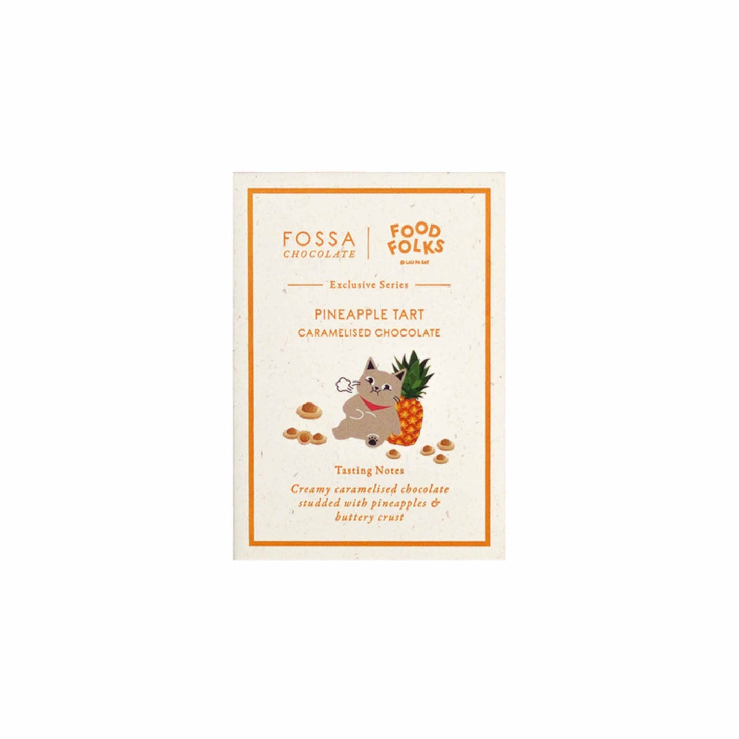 FOSSA PINEAPPLE TART CHOCOLATE 50G