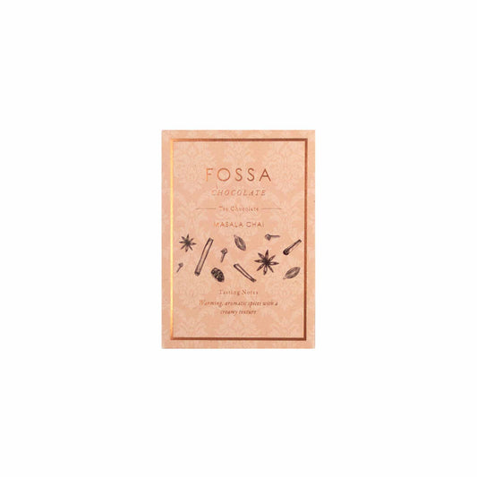 FOSSA SPICY MASALA CHAI 65% DARK CHOCOLATE 50g