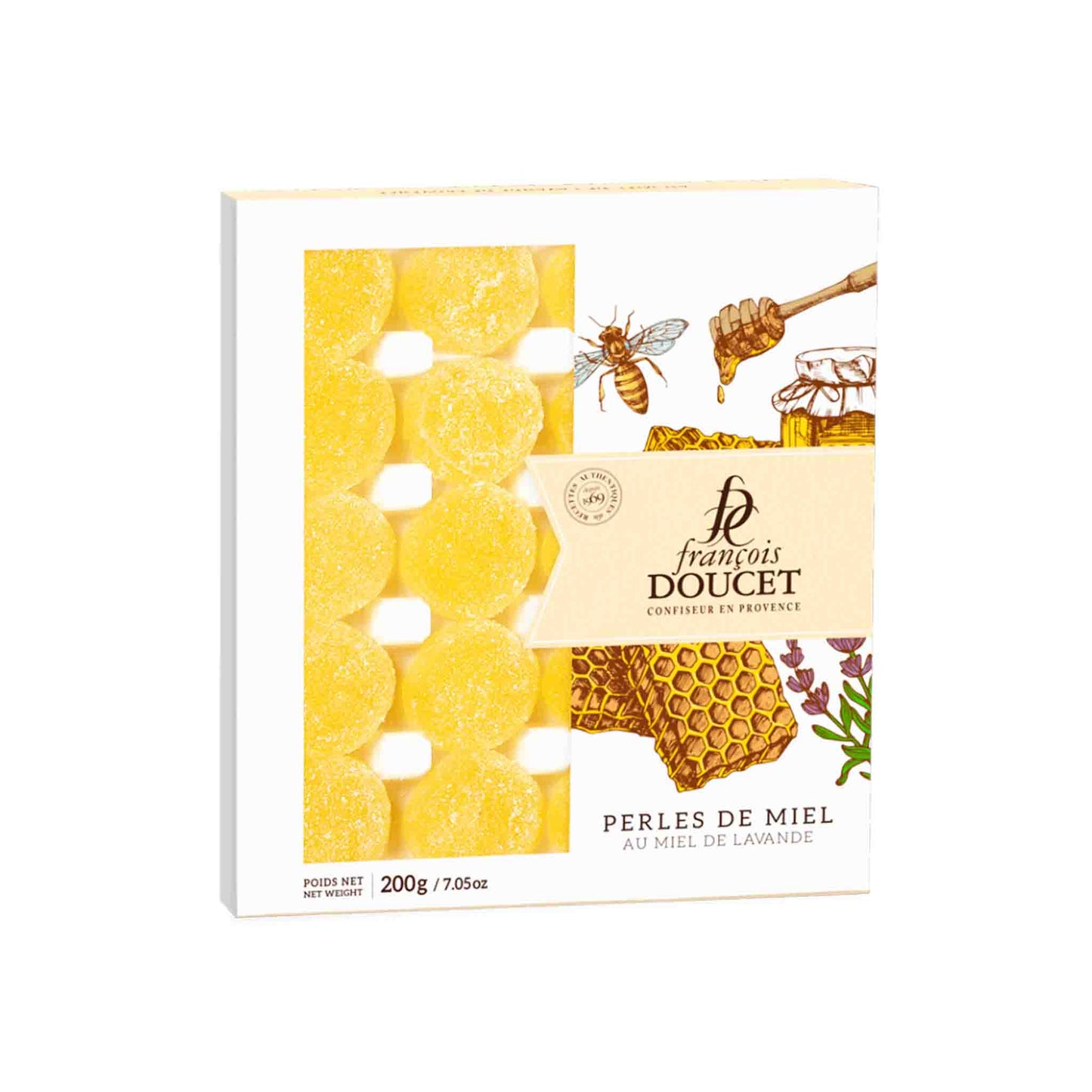 FRANCOIS DOUCET HONEY PEARLS WITH LAVENDER HONEY 200g