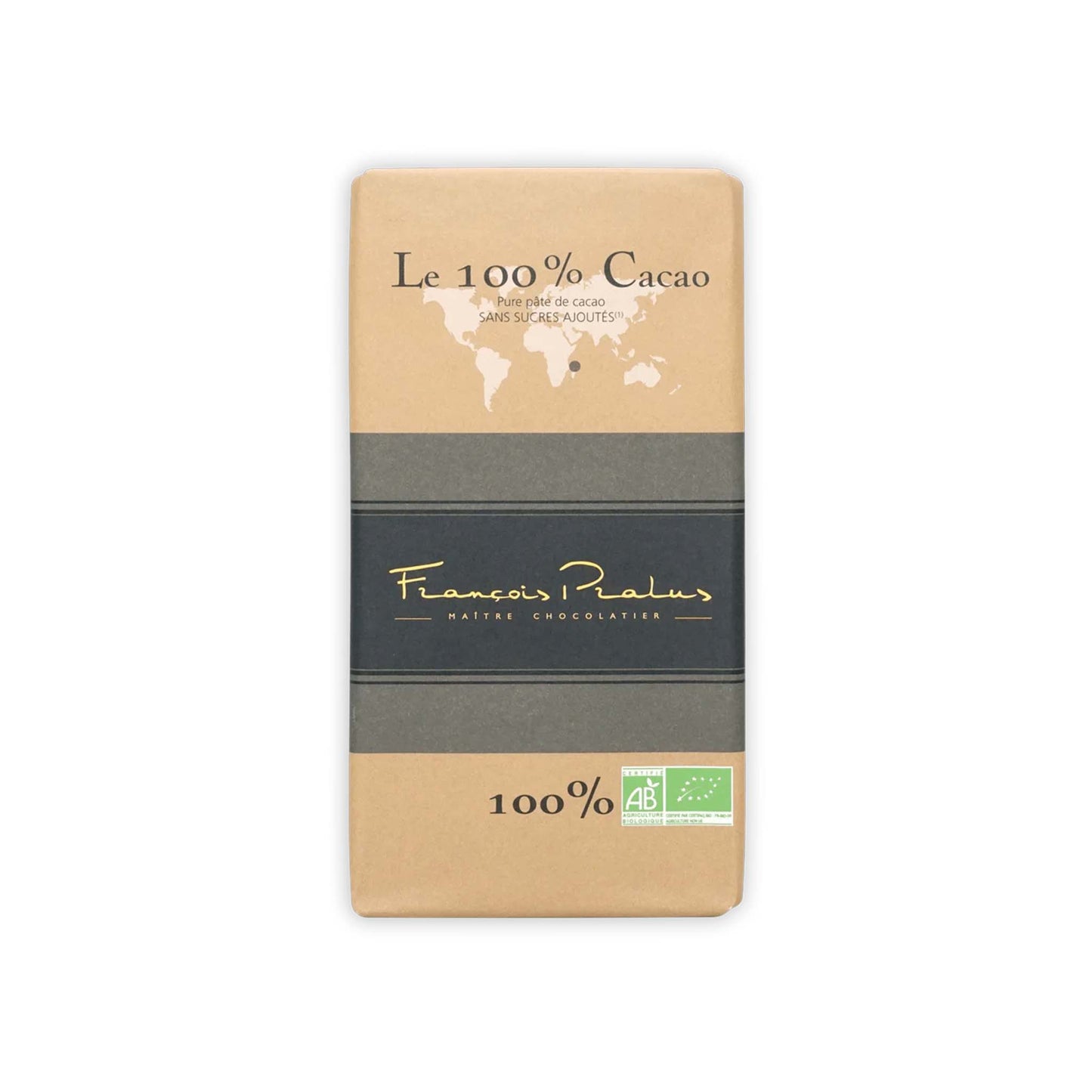 FRANCOIS PRALUS LE 100% MADAGASCAR DARK CHOCOLATE 100g