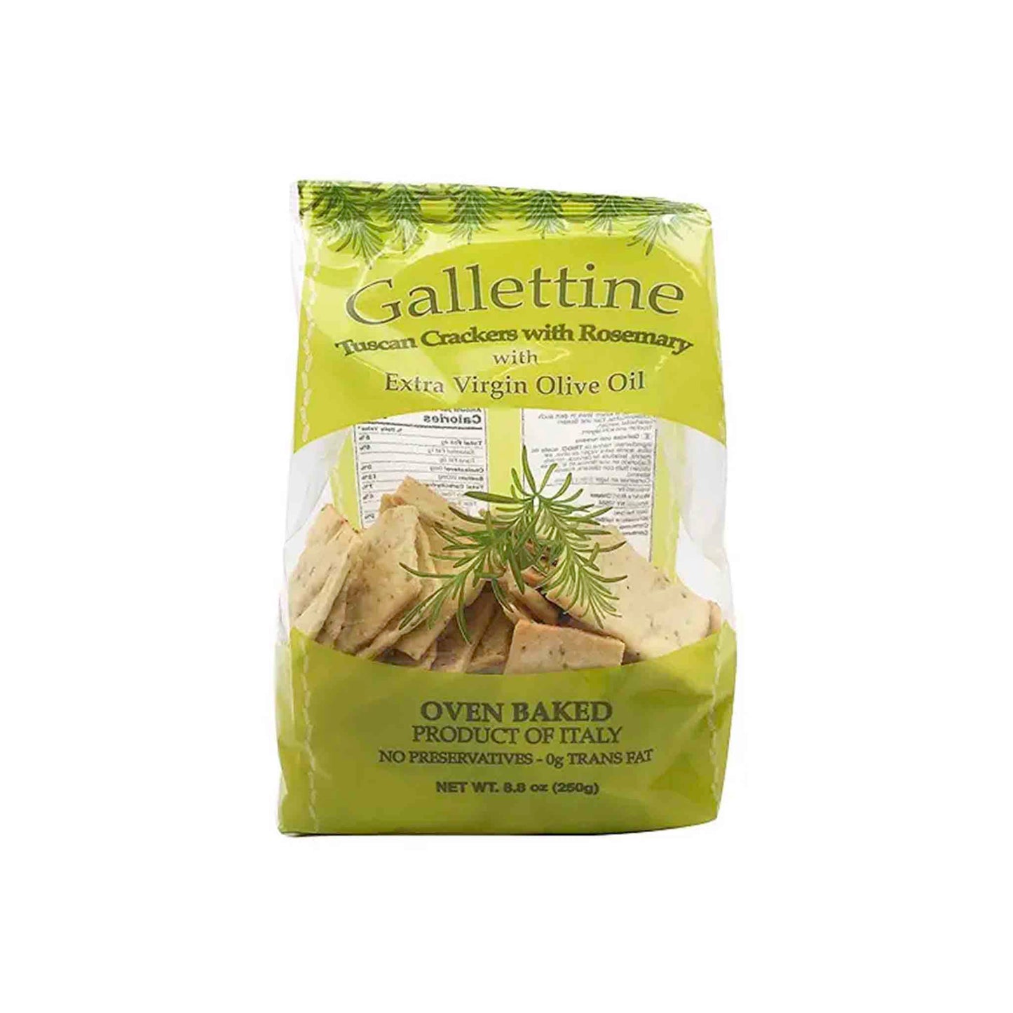 GALLETTINE ROSEMARY & olive oil crackers 250g