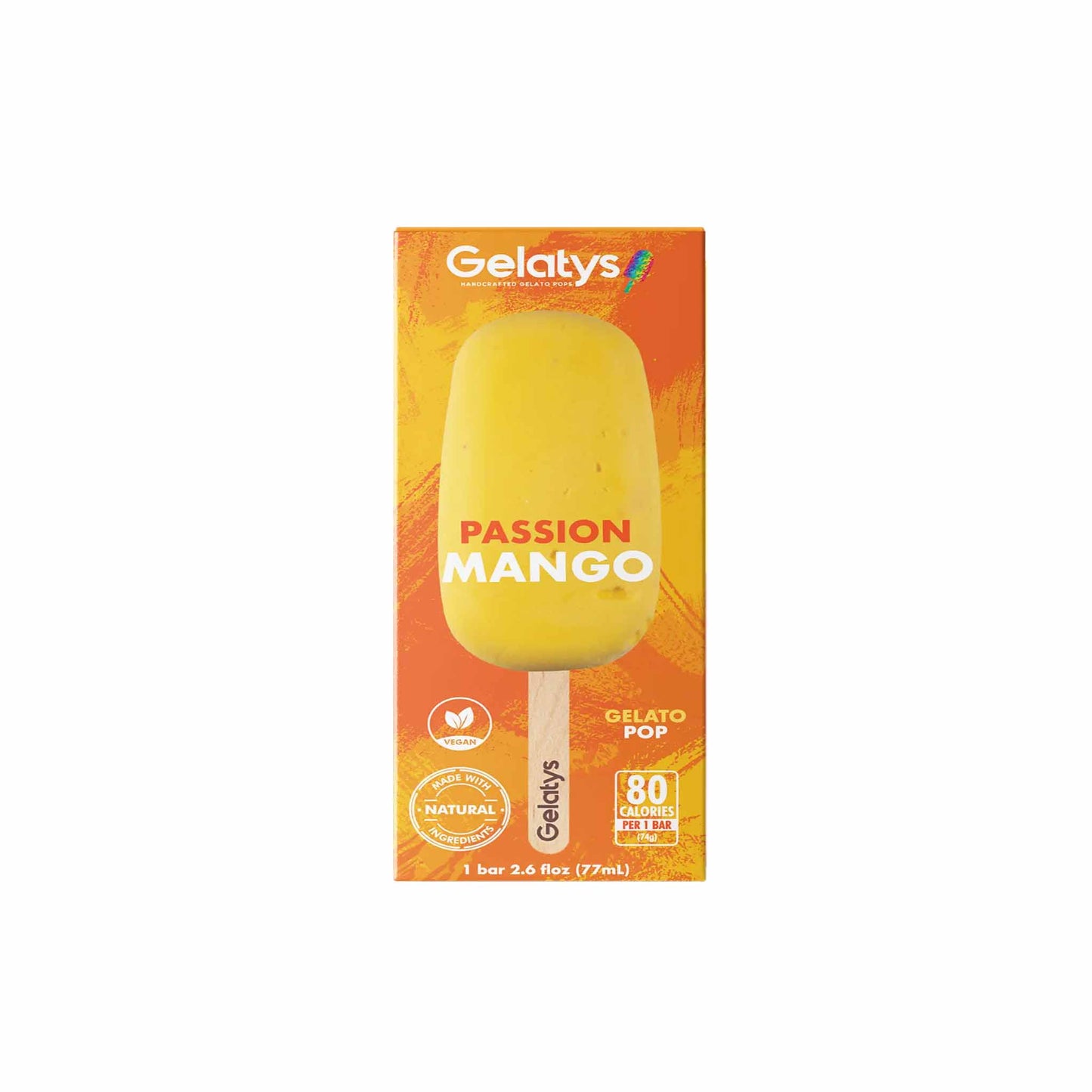 GELATYS GELATO POP PASSION MANGO 2.8oz