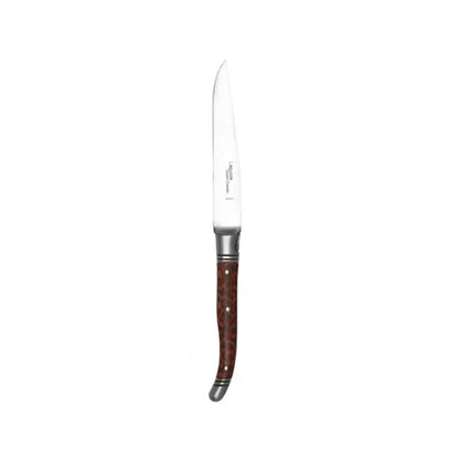 GOYON CHAZEAU 6 LAGUIOLE AVANTAGE KNIVES IN SNAKEWOOD, MATT FINISH