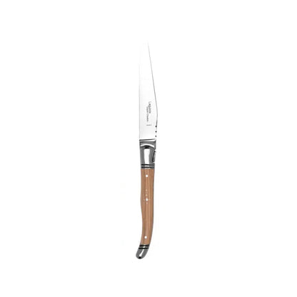 GOYON CHAZEAU 6 LAGUIOLE PRESTIGE KNIVES IN OLIVE WOOD