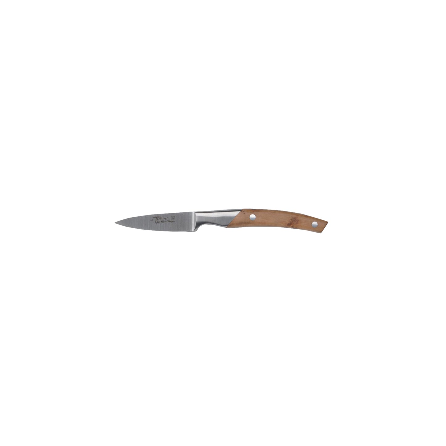 GOYON CHAZEAU LE THIERS 3 CHEFS KNIVES SET IN JUNIPER WOOD