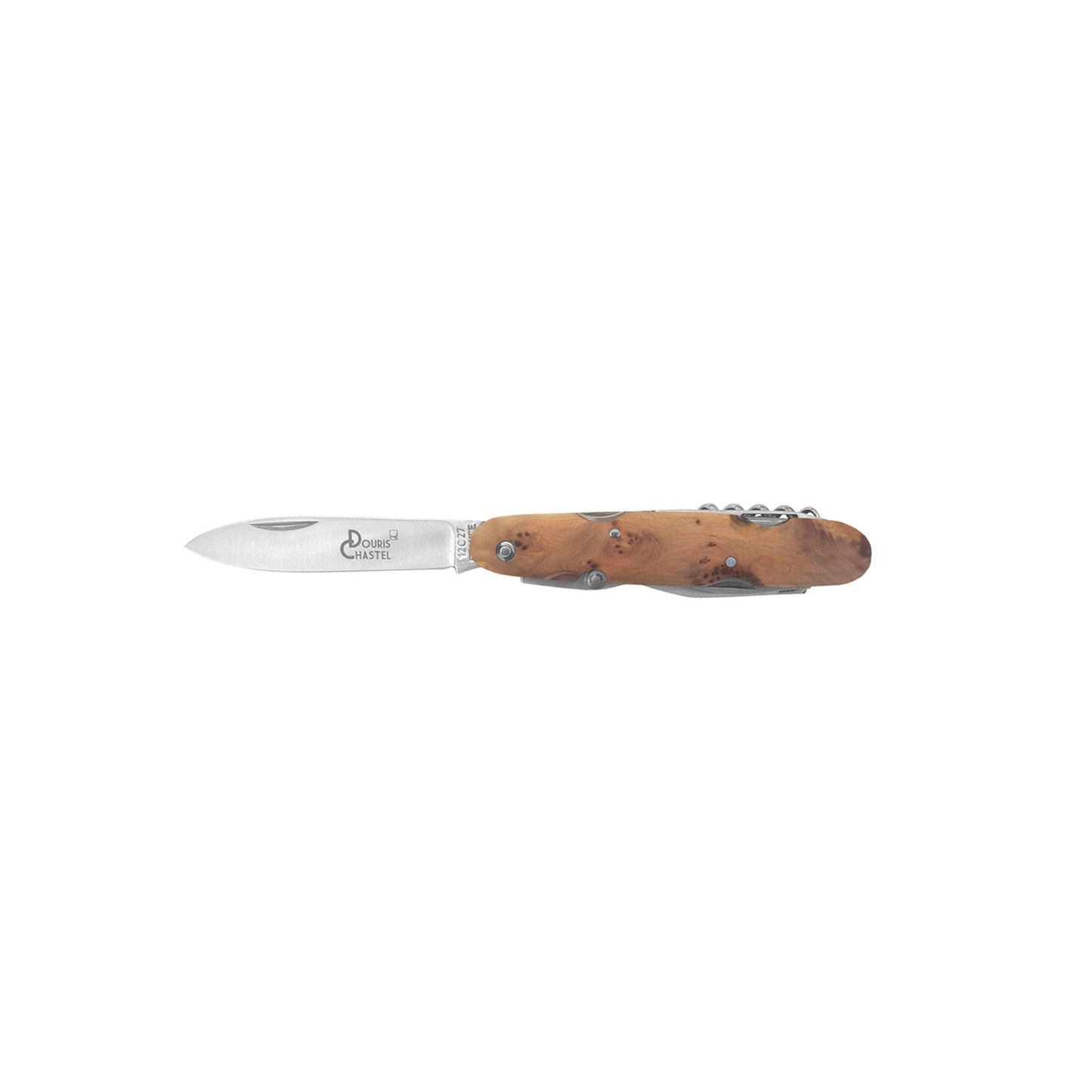 GOYON CHAZEAU NAVETTE FOLDING KNIFE IN JUNIPER WOOD