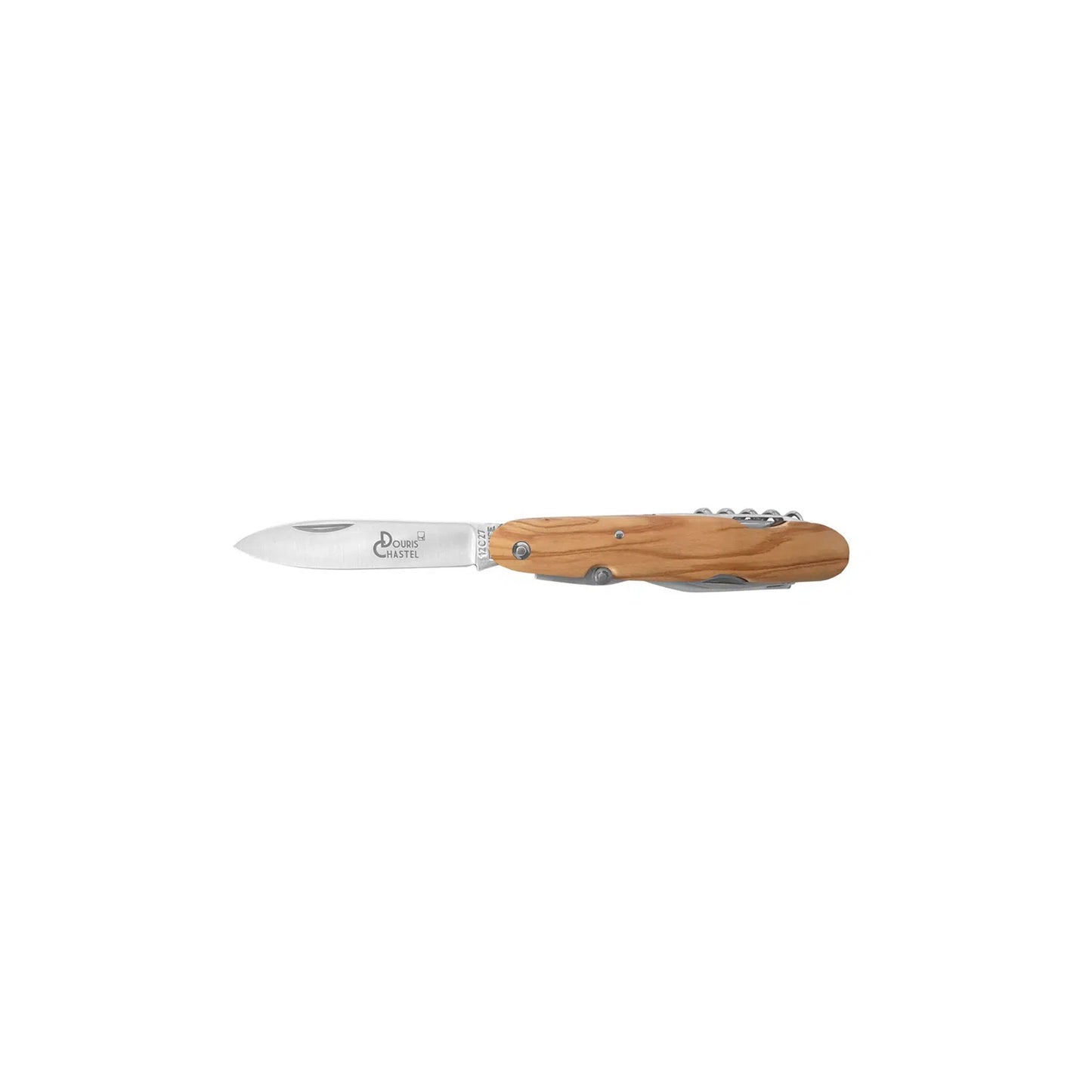 GOYON CHAZEAU NAVETTE FOLDING KNIFE IN OLIVE WOOD