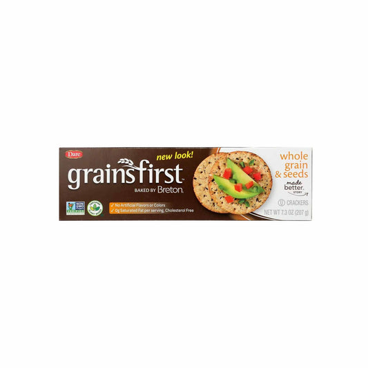 GRAINSFIRST WHOLE GRAIN CRACKERS 8.8oz