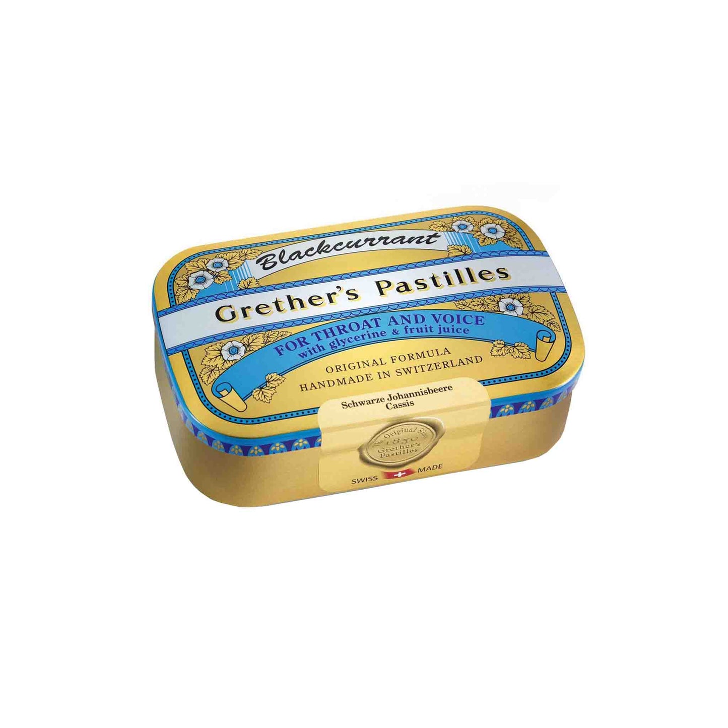 GRETHER'S BLACKCURRANT PASTILLES 110G