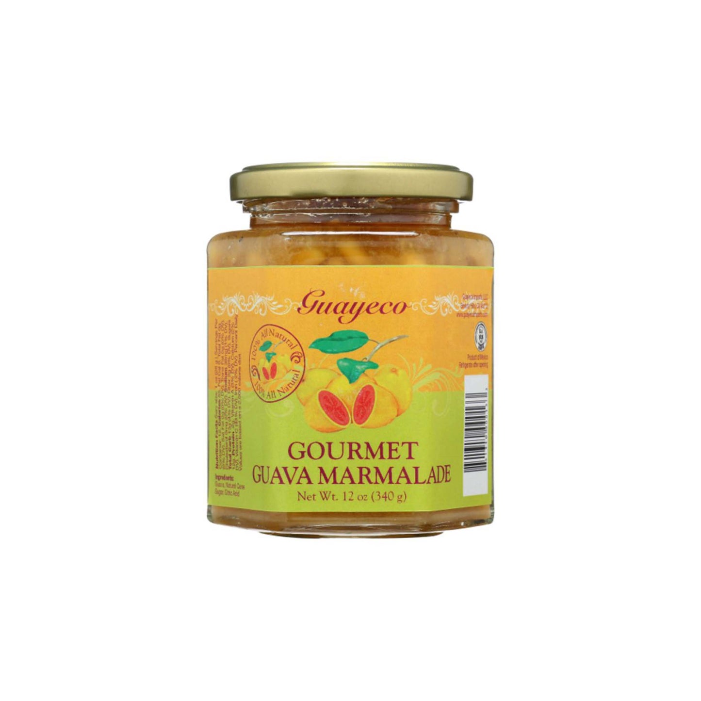 GUAYECO GOURMET GUAVA MARMALADE 12oz