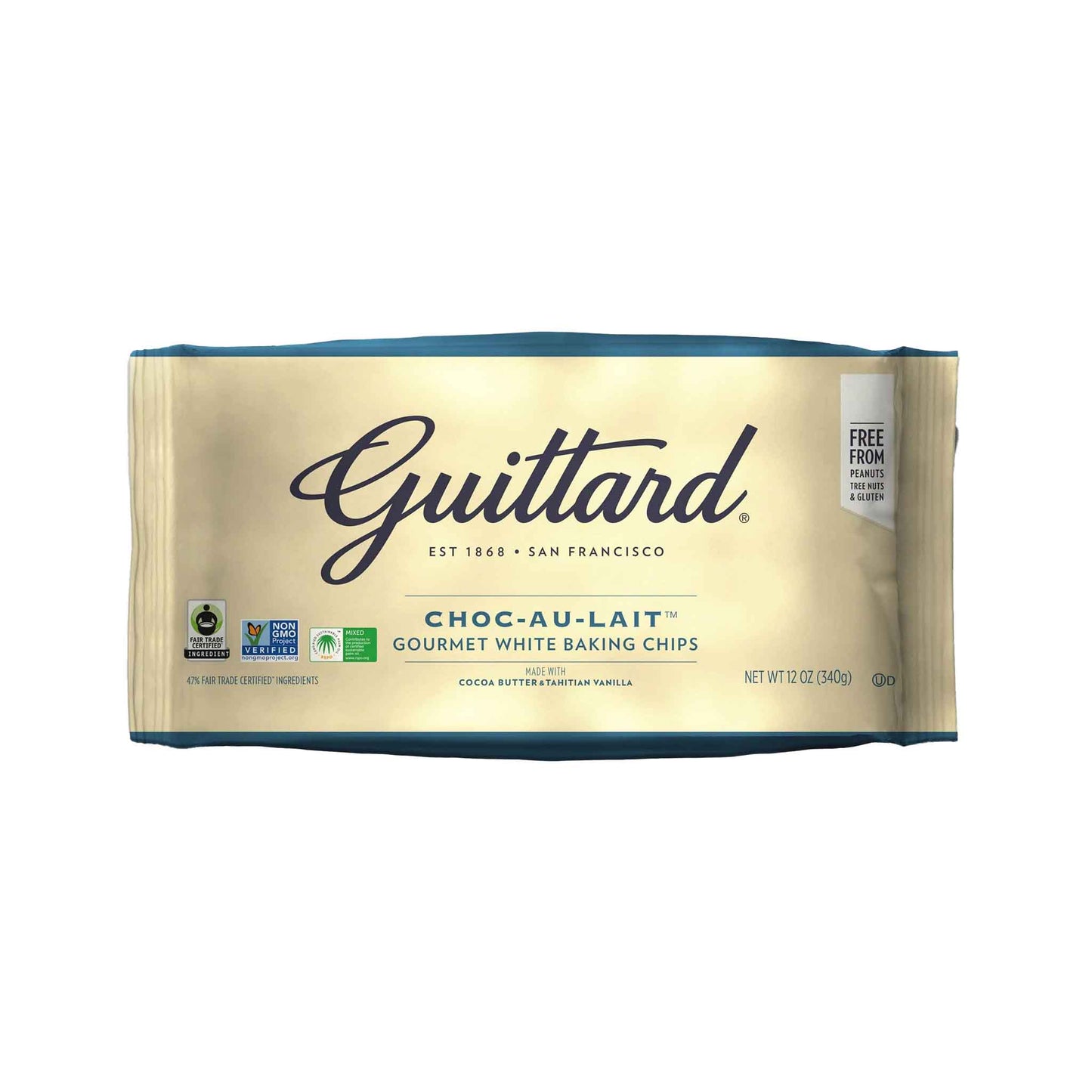 GUITTARD WHITE CHOCOLATE BAKING CHIPS 12oz