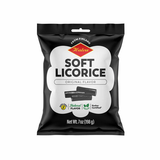 HALVA FINNISH BLACK LICORICE 7oz