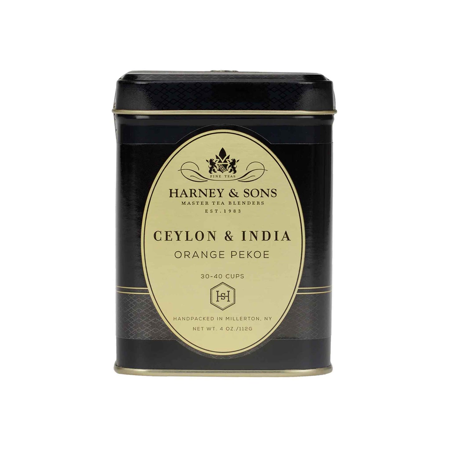 HARNEY & SONS CEYLON & INDIA ORANGE PEKOE TEA 4oz