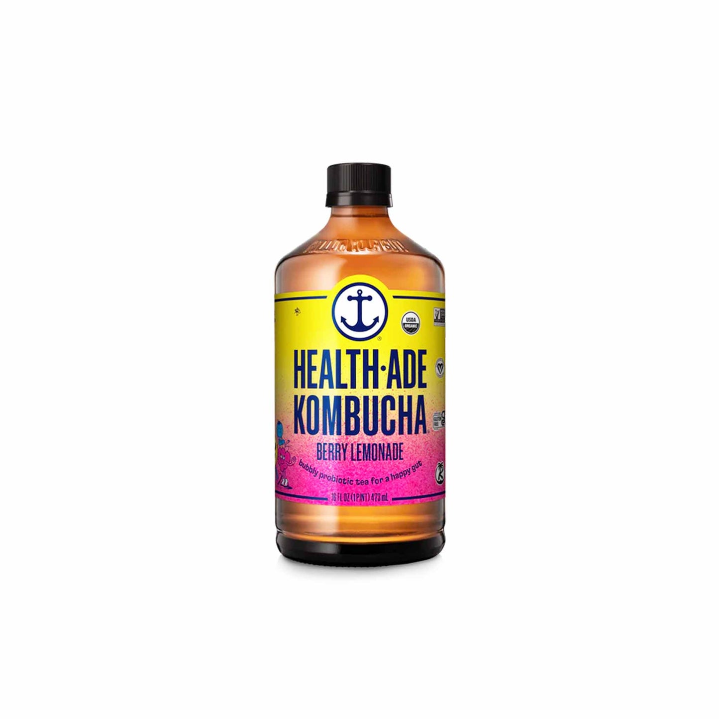 HEALTH ADE KOMBUCHA BERRY LEMONADE 16oz