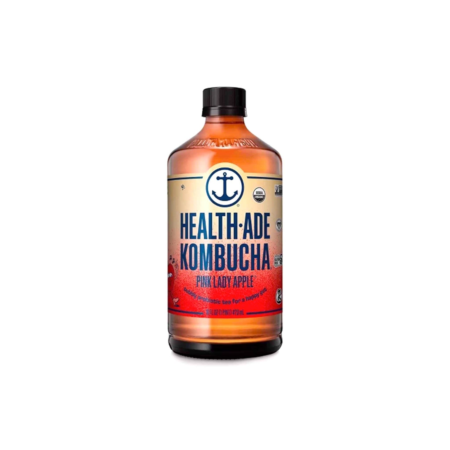 HEALTH ADE KOMBUCHA PINK LADY APPLE 16oz