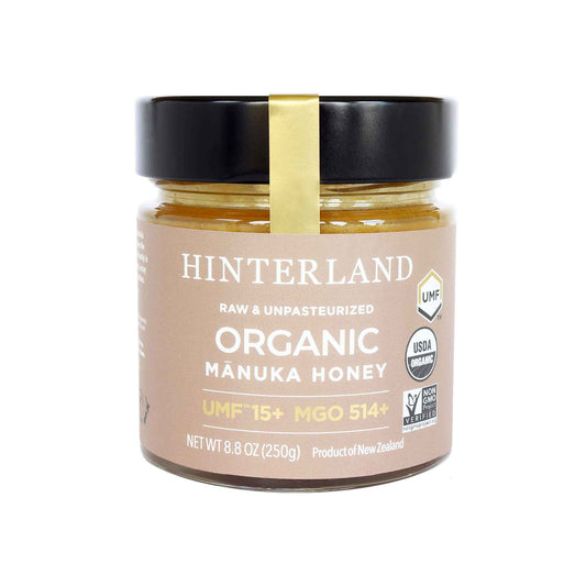 HINTERLAND ORGANIC MANUKA HONEY UMF 15+ 250g