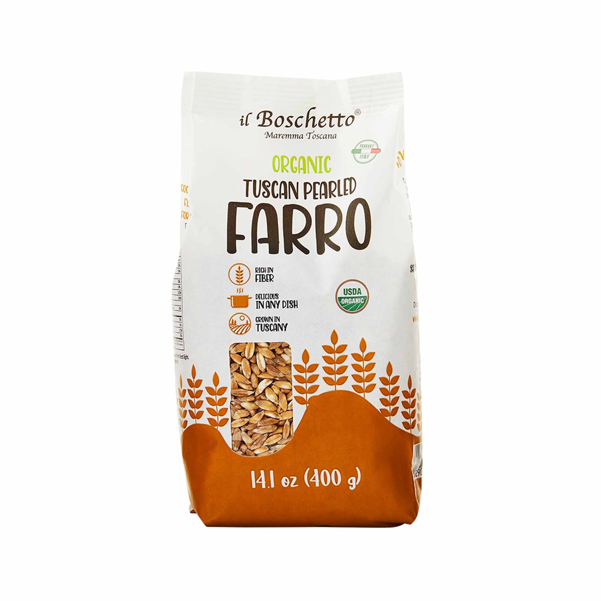 Il Boschetto Organic Tuscan Pearled Farro