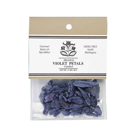 Candied Violet Petals for Baking