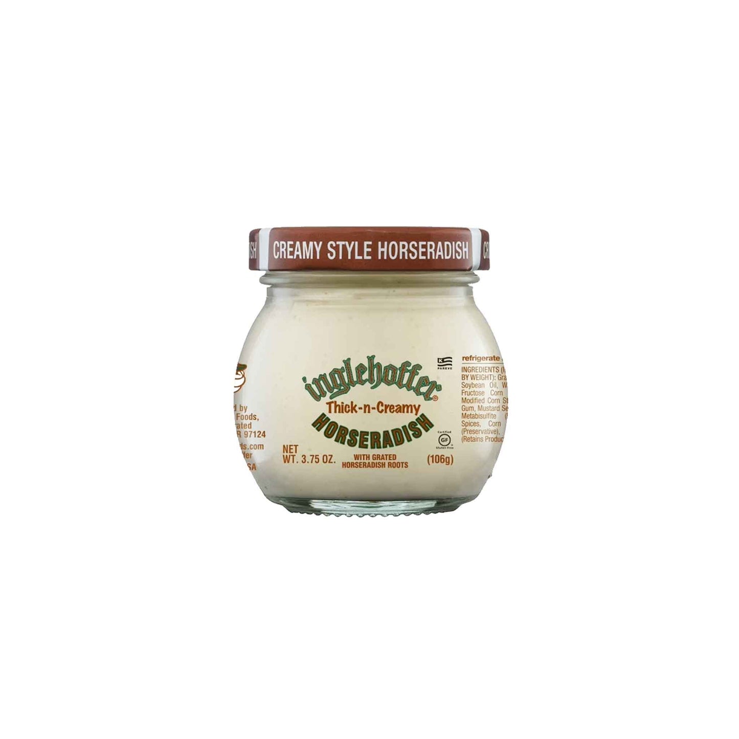 INGLEHOFFER THICK & CREAMY HORSERADISH 3.75oz