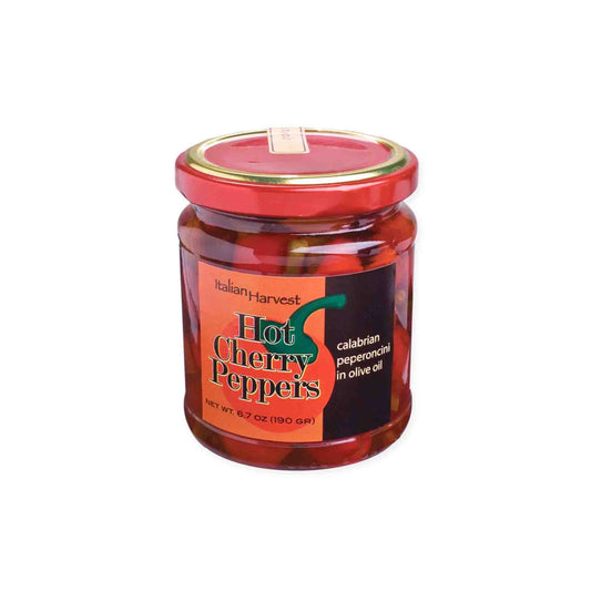 ITALIAN HARVEST HOT CALABRIAN PEPERONCINI PEPPERS 190g