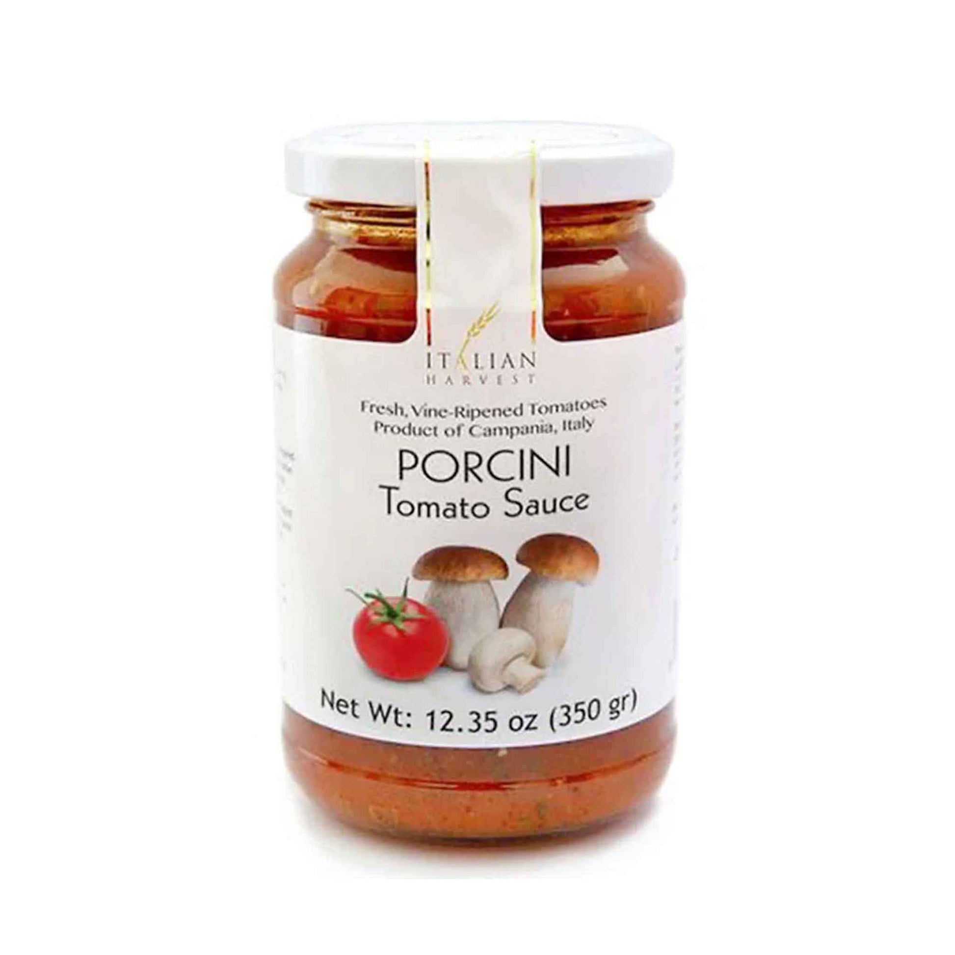 Italian Harvest Porcini Pasta Sauce in a Glass Jar