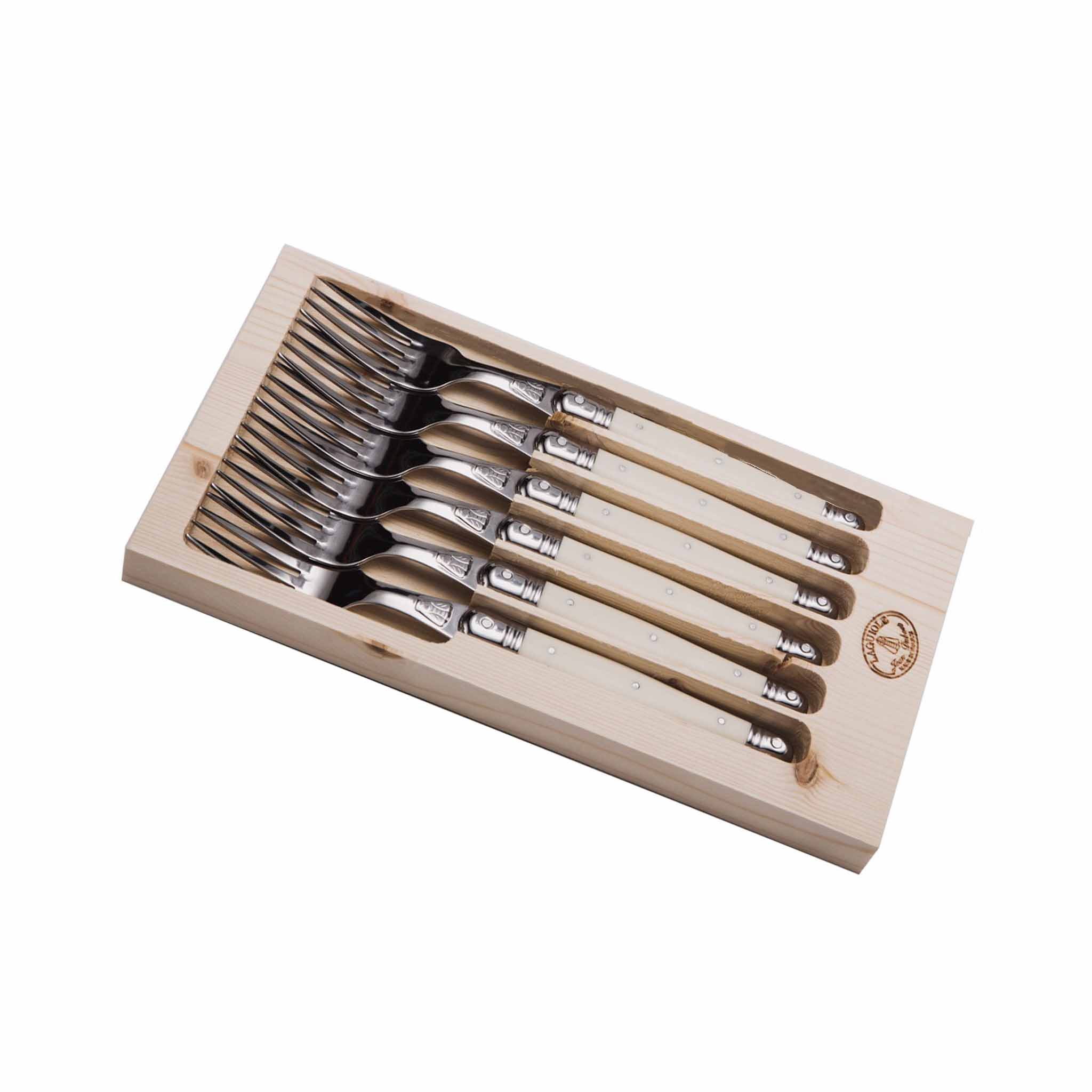 JEAN DUBOST LAGUIOLE 6 IVORY FORKS