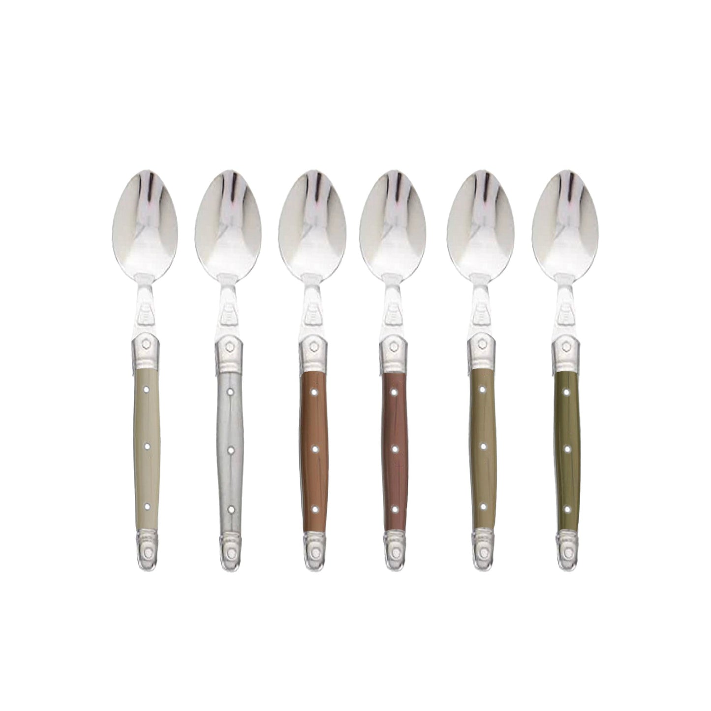 JEAN DUBOST LAGUIOLE 6 ORGANIC SOUP SPOONS