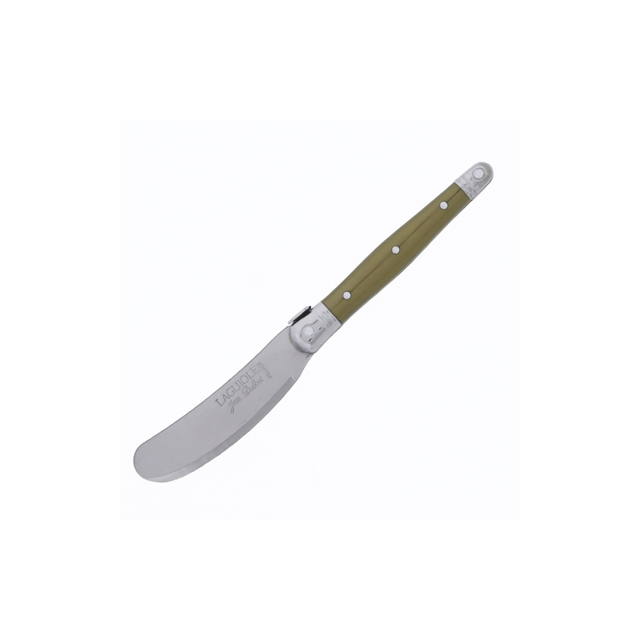 JEAN DUBOST LAGUIOLE MINI SPREADER IN OLIVE GREEN