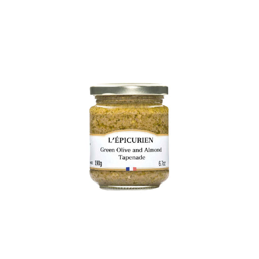 L'Epicurien Green Olive & Almond Tapenade 190g