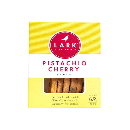 LARK PISTACHIO CHERRY SABLE COOKIES 6.3oz