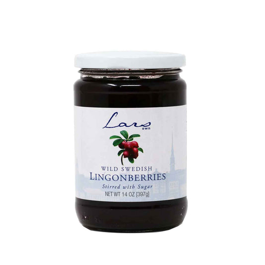 LARS OWN WILD SWEDISH LINGONBERRIES 14oz