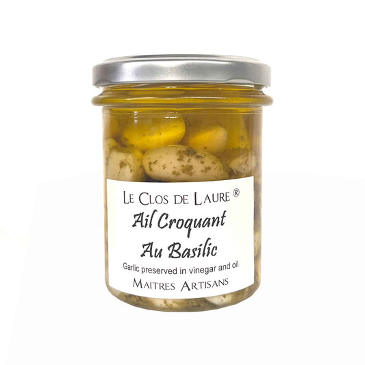 LE CLOS DE LAURE BASIL GARLIC IN OIL AND VINEGAR 5.99oz