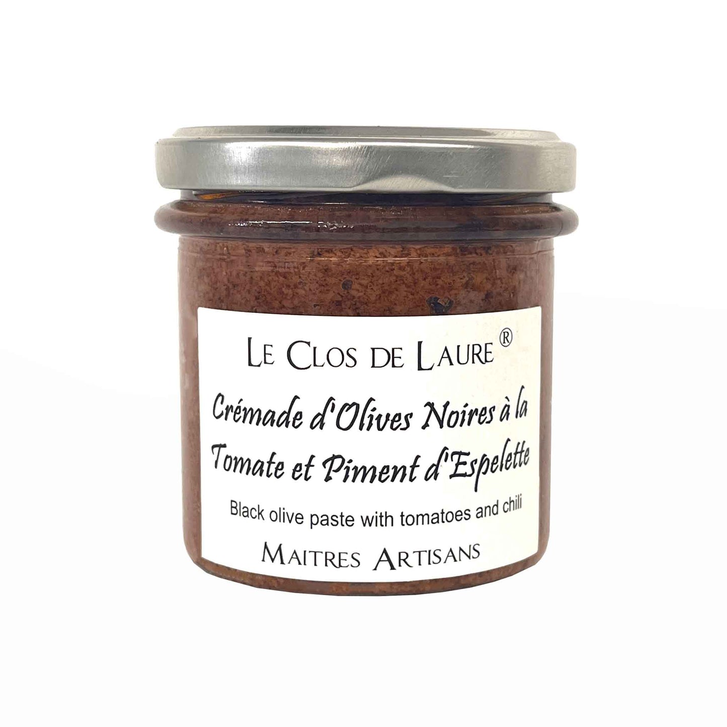 LE CLOS DE LAURE BLACK OLIVE PASTE WITH TOMATOES AND CHILI 4.58oz