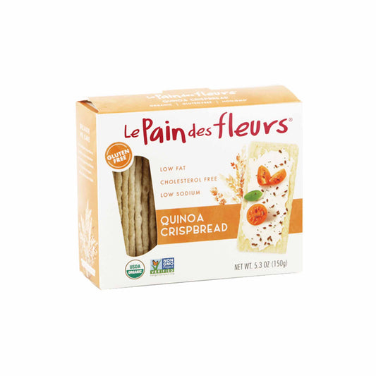 LE PAIN DES FLEURS GLUTEN-FREE QUINOA CRISPBREAD 4.4oz