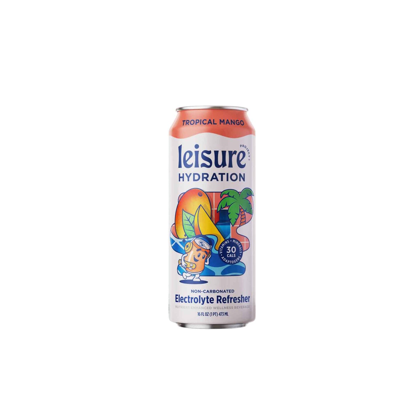 LEISURE HYDRATION MANGO ELECTROLYTE WATER 16oz