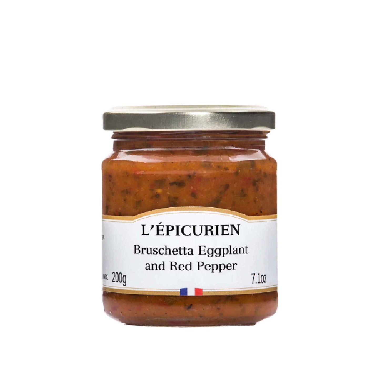 L'EPICURIEN BRUSCHETTA SPREAD WITH EGGPLANT & RED PEPPER 7oz