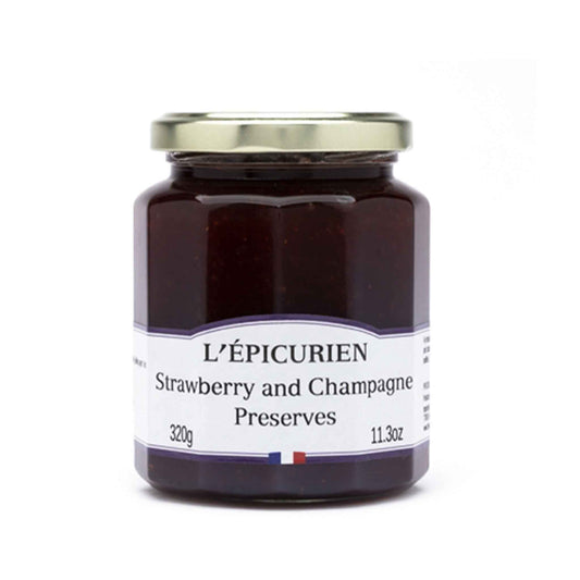 L'EPICURIEN STRAWBERRY CHAMPAGNE PRESERVES 320g