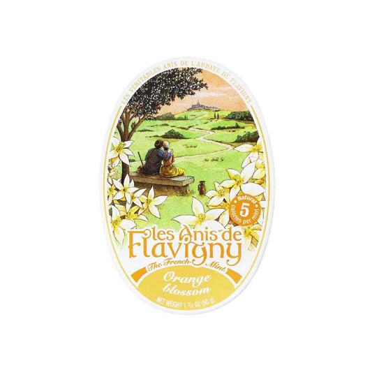 LES ANIS DE FLAVIGNY ORANGE BLOSSOM MINT TIN 50g