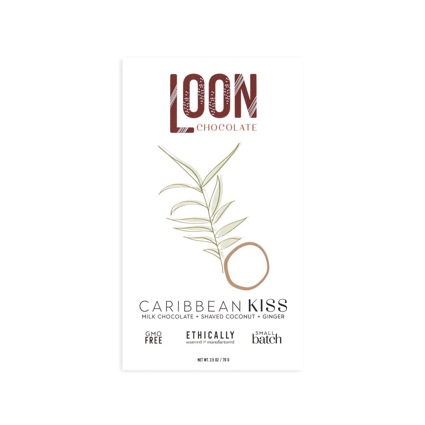 LOON CARIBBEAN KISS CHOCOLATE 70g