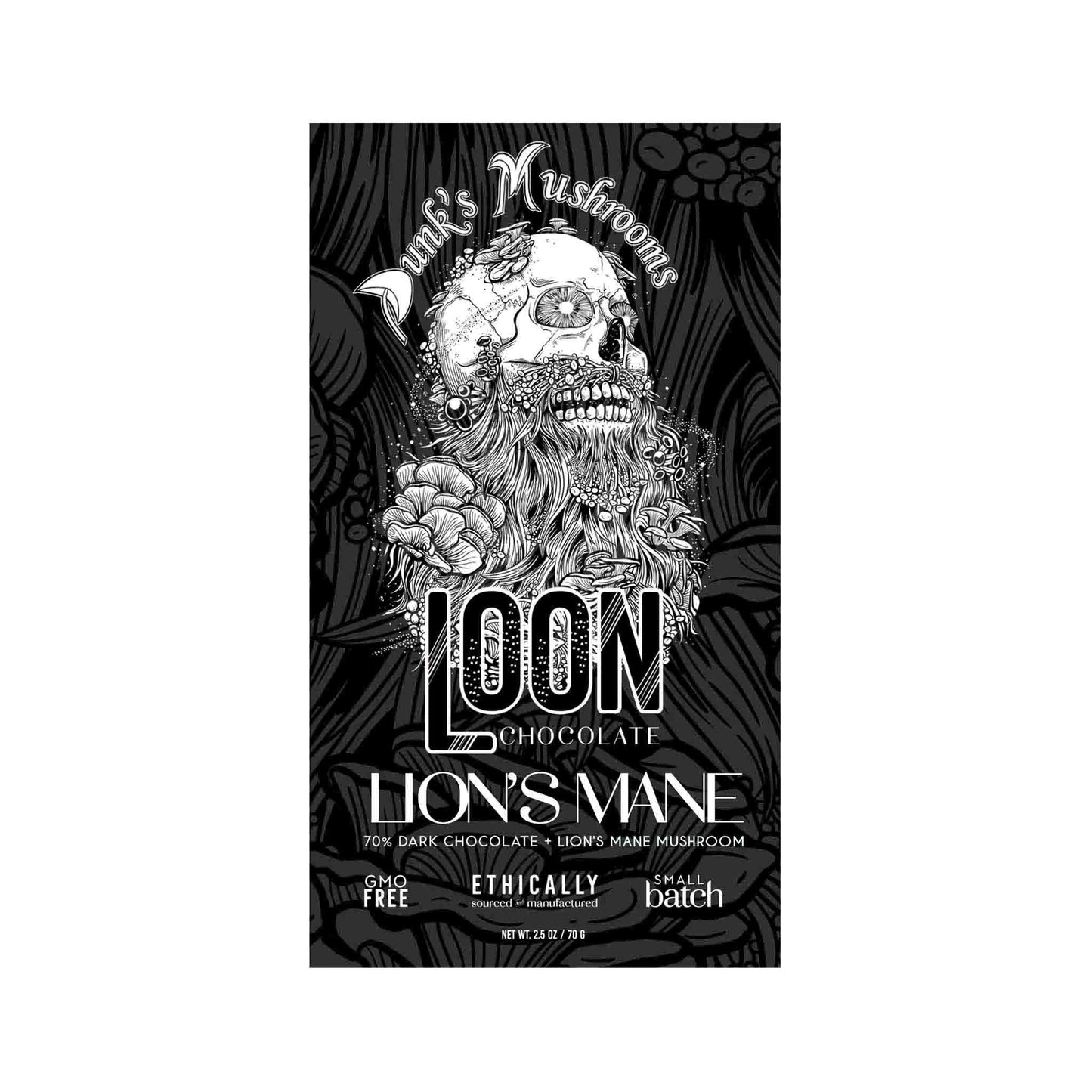 LOON LION'S MANE 70% DARK CHOCOLATE 70g